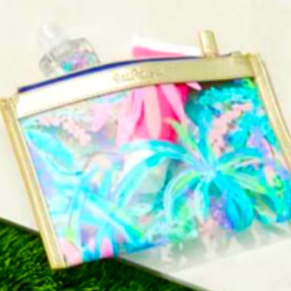 Lilly Pulitzer GWP Clear CATCH ALL Pouch - Picture 8 of 9